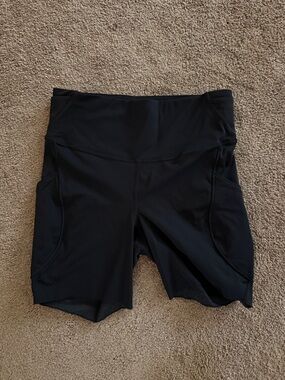 lululemon Black Athletic Shorts with Side Pockets